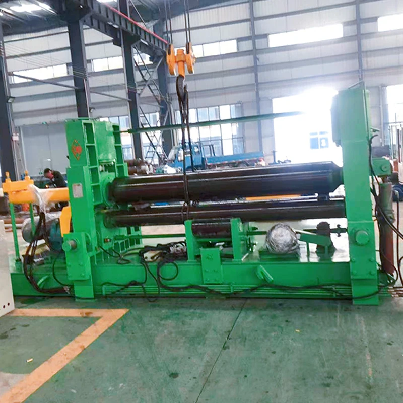 H022152dc81ac454da91ce9c81ae66b78E.webp Automatic Universal Hydraulic 3 Rolls Plate Bending Machine Big Model Stainless Steel Upper Roller Roll Forming Sheet Rolling - Image 3