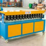 Double-Sided Air Duct Manufacturing Machine with Common Plate Flange Inclusive Flange Forming Hook Clip Core Motor Component - Image 4