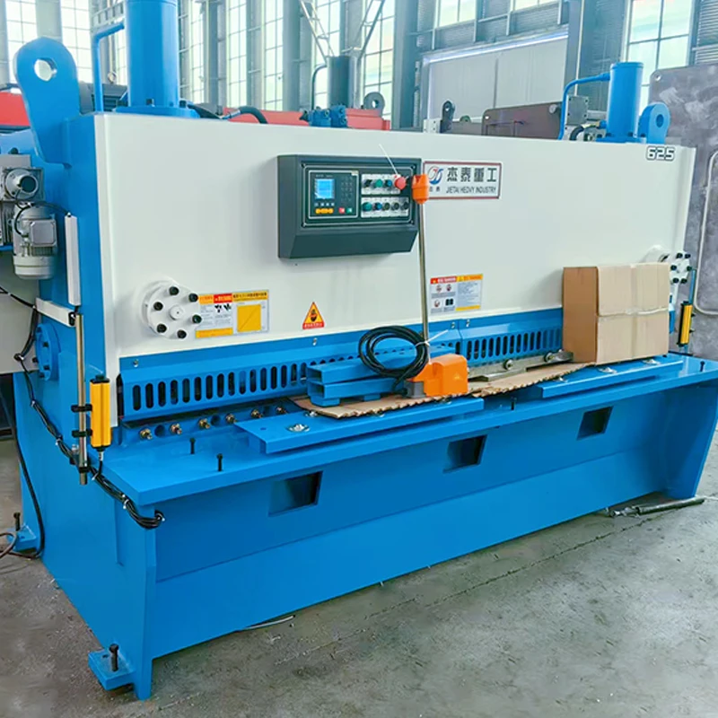 H1afc2e3fd0f749febab4faac1911c3dbc.webp High Performance QC11K-6*2500 Hydraulic Guillotine Plate Shear Machine Photoelectric Protection Safer Design Pump Gear Motor - Image 5