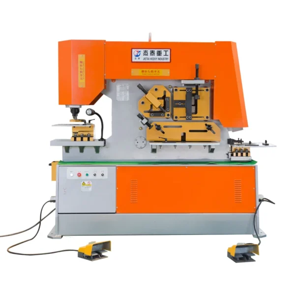 Construction Industries Combined Punching & Shearing Equipment Hydraulic Ironworker Machine