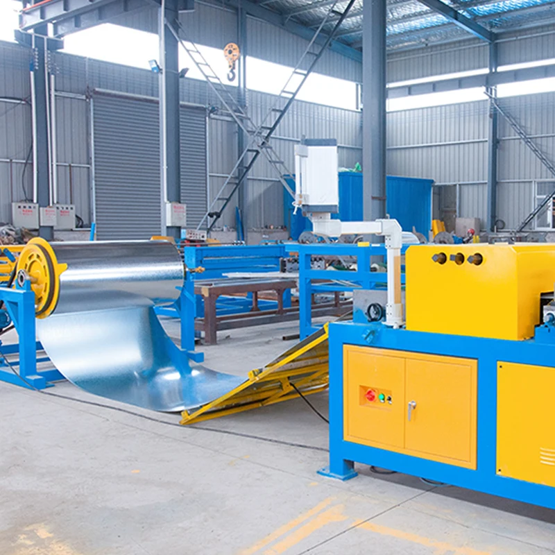 H2da0c235f2ec40e595ea3d069a0e0665Q.webp CNC Full Production Line for Air Duct Cutting Integrated Coil Uncoiling Punching Cutting Machine for Metal Products - Image 6