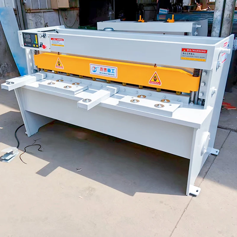 H303c3e9b0d5949f093b70eb3437bae10k.webp High Performance Electric Metal Sheet Shearing Machine Low Price Plate Shear Machine Direct Gear Motor PLC Stable Pump - Image 6