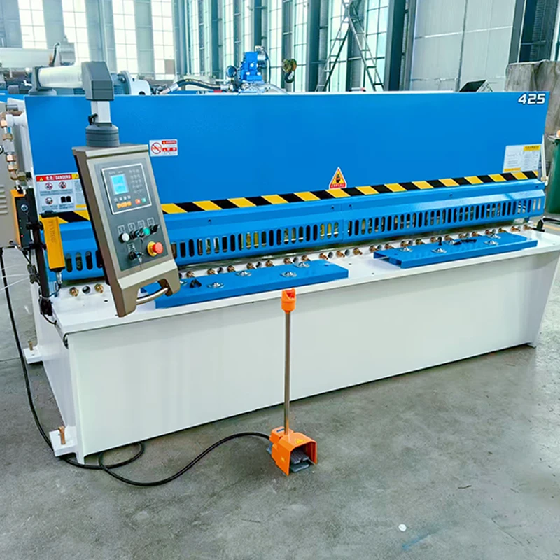 H37e91d1508ee4fe6830a838cf4bd016aj.webp Automatic Electric CNC Shearing Machine Hydraulic Cut Sheet Metal Shearer with Essential Components Pump Gear Motor - Image 4