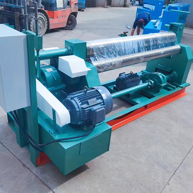 H45083afb0a19475f8d1f649488f6548dk.webp High Quality Energy Saving 3-Roller Steel Plate Bending Machine Electric Iron Sheet Bender for Carbon Steel Stainless Gear Gear - Image 5