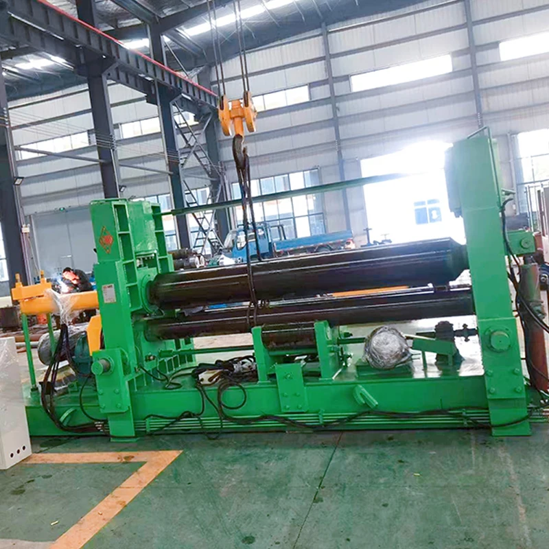 H47a6e51caf0c4684825b0c795a6ac4b3F.webp Automatic Universal Hydraulic 3 Rolls Plate Bending Machine Big Model Stainless Steel Upper Roller Roll Forming Sheet Rolling - Image 6