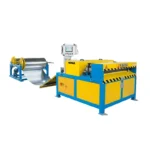 CNC Full Production Line Integrated Coil Uncoiling Punching Cutting Machine for Air Duct Cutting for Metal Product Processing