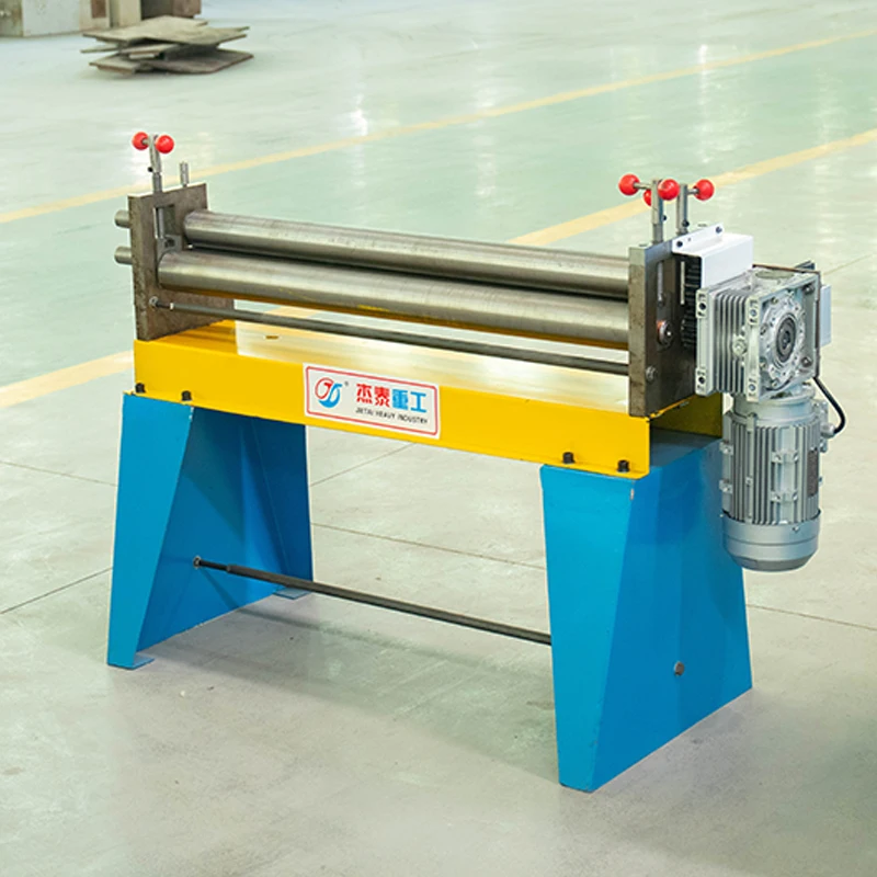 H689280fc643c4290b92bee8a521ae0b0b.webp Hot Sale Electric Eccentric Samsung Plate Bending Machine Manual Electric 3 Roller Steel for Duct Making Top Metal Sheet Rolling - Image 5