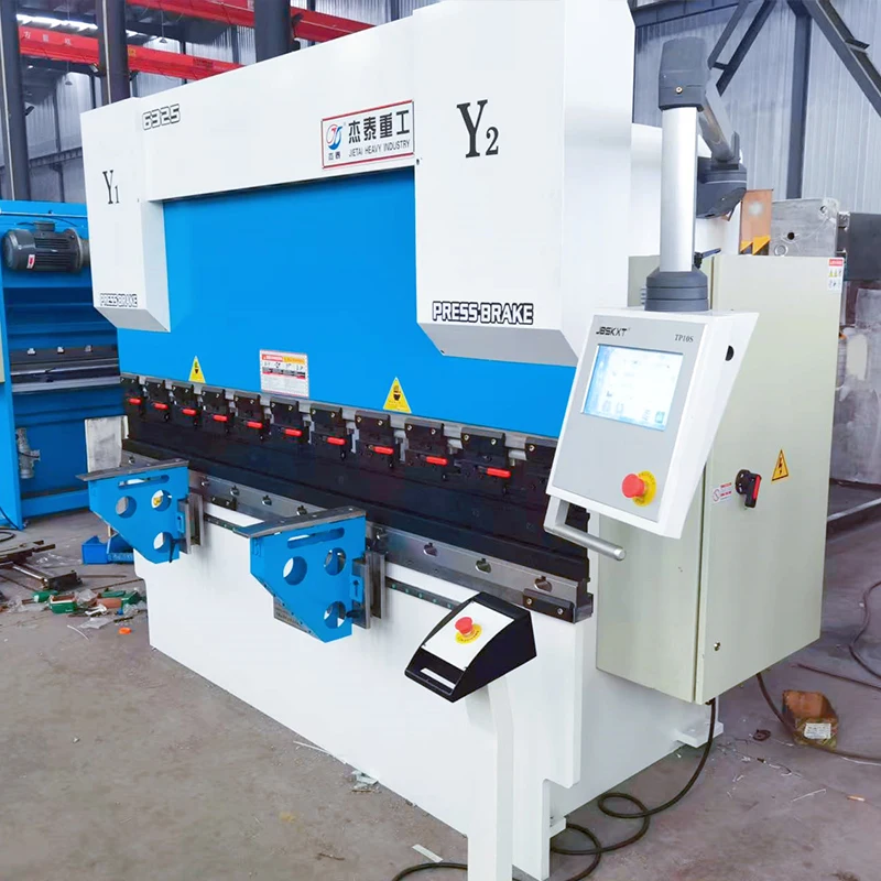 H77db88a4cbf943e18543c5bd1360d3a1e.webp Equipped with the Double-servo TP10 System. This High-quality CNC Hydraulic Bending Machine Features Simple Operation - Image 4
