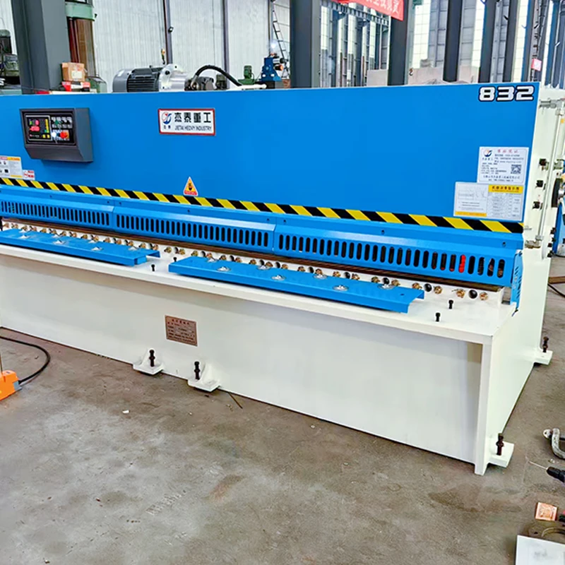 H85969fa33aff4c9ea74eb39d5c59bc6fR.webp Automatic Electric CNC Shearing Machine Hydraulic Cut Sheet Metal Shearer with Essential Components Pump Gear Motor - Image 3