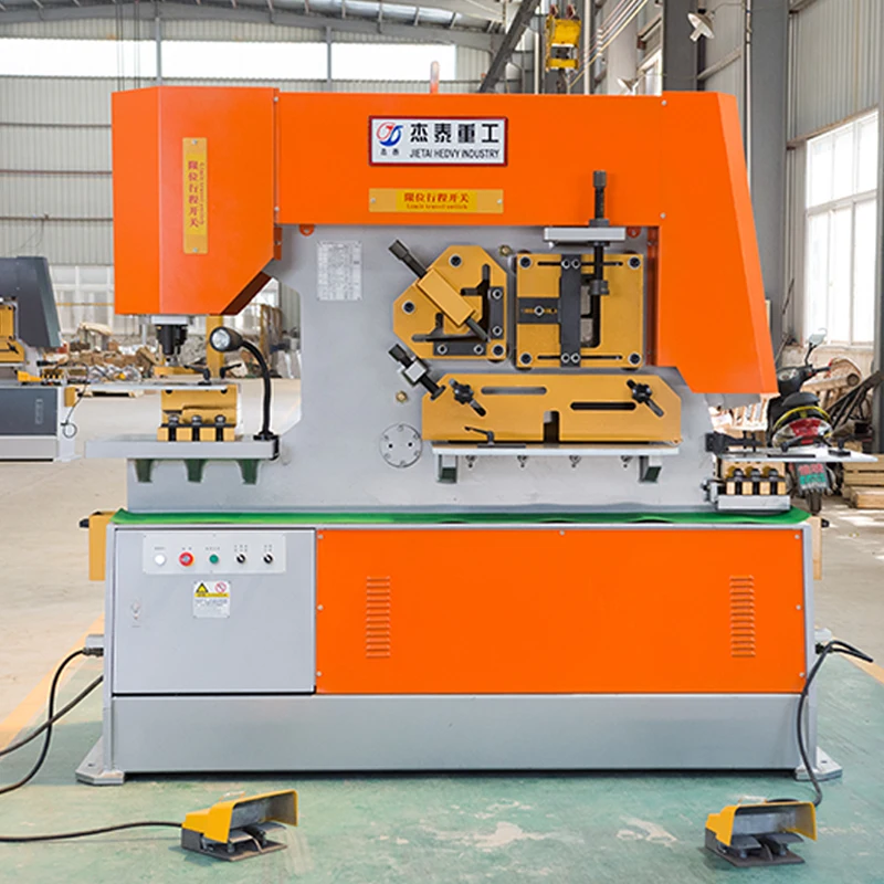 H8d13a33286f9442593ad4ab8d246037fO.webp Combined Shearing Punching Bending Notching Hydraulic Ironworker Machine  Punching & Shearing Equipment - Image 5