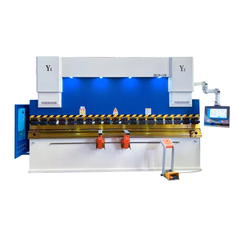 H915432115b534c92bc27a5722597c907m.webp 4+1 Axis CNC Automatic Hydraulic Press Brake Fold Sheet Metal Aluminum Bending Machine End Forming Included for Carbon Steel - Image 1