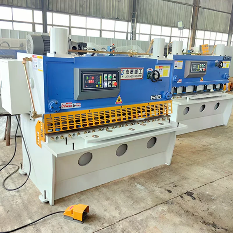 Ha16205ac0d9647f88f184e8f5a49e79aK.webp CNC Hydraulic Shearing Machine for Small Workpiece Cutting for Stainless Steel Plates Equipped with Pump Gear Motor and PLC - Image 4