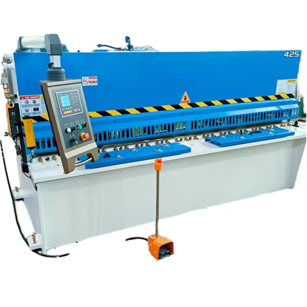 Hydraulic CNC Sheet Metal Guillotine Shear Machine Automatic Core Motor PLC Components for Stainless Steel Construction