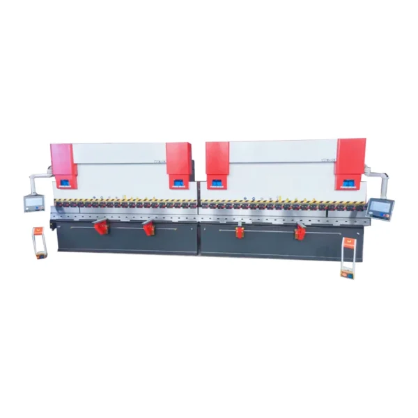 High-Precision CNC Control System Automatic Hydraulic Press Brake Double-Machine Linkage for Aluminum Pump Bearing Gear