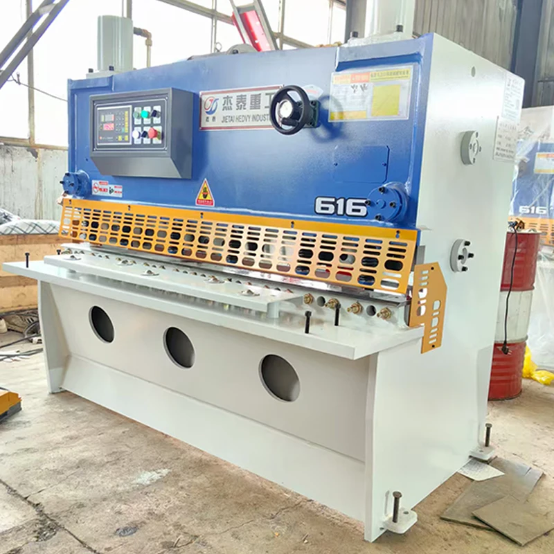 Hca3f357d27ec4075b08c94c7762ca9dfF.webp CNC Hydraulic Shearing Machine for Small Workpiece Cutting Featuring Pump Gear Motor & PLC for Stainless Steel Metal Plates - Image 5