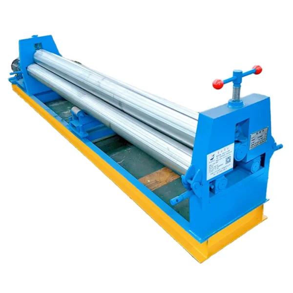 Small Electric Reel Manual Plate Rolling Bending Machine Three-Roller Iron and Stainless Steel for Carbon Steel PVC Materials