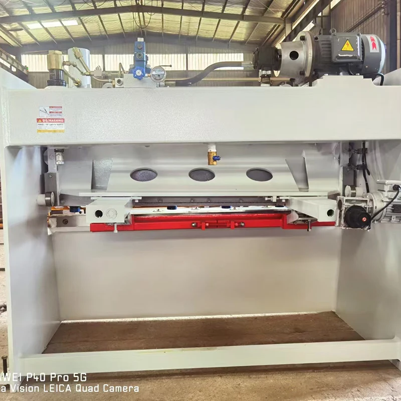 Hea05ab8274bb4a5a9b880cc1df2c6261y.webp CNC Hydraulic Shearing Machine for Small Workpiece Cutting Featuring Pump Gear Motor & PLC for Stainless Steel Metal Plates - Image 6