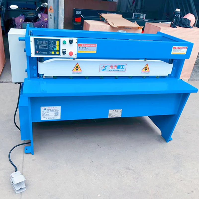 Hea468dd3812b4edfa234a14a916e85f5Q.webp High Quality Stainless Steel Electric Guillotine Shearing Machine Energy-Saving Long Cut MD11 CNC System Featuring Pump Gear PLC - Image 4