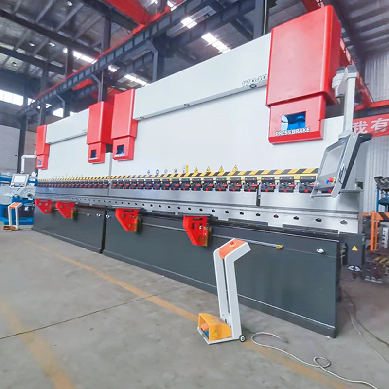 Hefd8964d3bca4628a48c15f4bed891fbK.webp High-Precision CNC Controlled Automatic Hydraulic Press Brake Double-Machine Linkage Aluminum Pump Bearing Gear Core Motor - Image 2