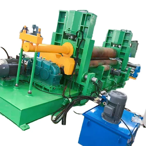Universal Hydraulic 3 Rolls Plate Bending Machine Big Model Upper Roller Stainless Steel Roll Forming Sheet Rolling Bending