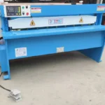 High Quality Stainless Steel Electric Guillotine Shearing Machine Energy-Saving Long Cut MD11 CNC System Featuring Pump Gear PLC - Image 5